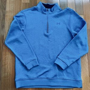 Mens Under Armour XL Blue 1/4 zip sweatshirt